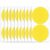 Writable Pap Dot s, 10 Sheets Yellow/20 Stickers
