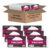 WritePads Index Cards Bulk Heavy Weight Lined Flash Index Card Wide Ruled Study Cards Blank Back Bulk Pack of 2400 Notecards (24pk of 100) for Studying School Home Office Made in USA(3×5)