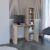 Writing Desk with Bookcase and Cabinet，Compact Writing Study Desk，Laptop Table for Bedroom