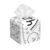 Written Math Text and Icons Equations Geometrical Square Tissue Box Cover, PVC Tissue Holder with Quick-Fill Bottom for Bathroom Counter