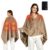 WRUIOY Battery Heated Blanket with 3 Levels Portable USB Heated Blanket Shawl Faux Rabbit Fur Heated Shawl Wraps 6 Heating Zones for Office Camping Home 39” x 63” Dark Khaki