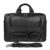 WSNHFUD Black Leather Business Bag, Stylish Laptop, Suitable for Travel