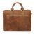 WSNHFUD Briefcase Genuine Leather Men’s Bag Business Trip Crossbody Handbag Top-grain Stitching Line Edition
