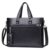 WSNHFUD Business Travel Briefcase, Faux PU Laptop Tote Waterproof and Shockproof Multifunction Shoulder Bag Backpack