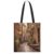 WSOIHFEC Italian Street Reusable Shopping Cloth Bag Tote Bags