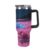 WSOIHFEC Noctiluca Bloom 40oz Insulated Tumbler with Handle And Straw Lid Stainless Steel Travel Mug Fits Leakproof Cup Holders Ideal for Cold & Hot Drinks Coffee Or Shake