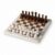 Wswqop Decorative Chess Board Marble Ornament Tabletop Sculpture Figurine Centerpiece with Classic Game Motif and Stone Base Suitable for Living Room Office Reading, Chessboard Ornament E G211