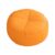 Wswqop Sofa Cushion Chair Pillow Floor Cushion Floor Pillow with Sturdy PU Leather Exterior and Particle Filling Suitable for Home Living Room, Orange