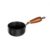 Wsymxuo Cast-Iron Mini Frying Pot Glass Lid Cast-Iron Pour Pot Heat Retention Cookware, 12cm Oil Pouring Pot