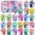 wtelnbton Slime Set Butter Slime Kit 24 Packed Two-Toned Containers, Assorted Colors and Designs，Soft and Bouncy Non-Sticky Slime Party Gifts for Girls and Boys