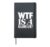WTF IS A KILOMETER? Ironic Patriotism Metric System Joke Hardcover Journal, Black