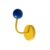 wudada 1PC Color No Punch Magnetic Hook Kitchen Bathroom Door Refrigerator