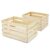 WUERMU Wooden Crates are Suitable for Storage, Milk crates, Wine Crates, Toy Crates, Display and Decoration, Camping, and Other Purposes. They are Sturdy and Durable, set of 2 Length of 17.7 inches.