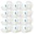 WUKAKA Invisible Tape Matte Writable 12 Rolls+12 Refillable Dispensers, 3/4″ x 650″ Clear No-Residue Tape, Perfect for Christmas Gift Wrapping, Office & School Supplies.