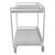 Wultek 2-Shelf Utility/Service Cart Steel Rolling Utility Cart with