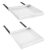 Wultek 2 Pack Pull Out Cabinet Organizer Expandable (12-20in) White