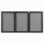 Wultek Weatherproof Enclosed Bulletin Board Aluminum Frame Lockable
