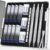 WUO 0.5mm Mechanical Pencil Set, 3 Pack Sliver Metal Drafting Pencils