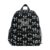 Wusikd Bows Black Backpack for Kids Girls Boys Bookbag Daypack Chest Strap School Bags for School Student M