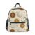 Wusikd Sun Crescent Moon Stars Backpack for Kids Girls Boys Bookbag Daypack Chest Strap School Bags for School Student M