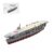 WWII Kaga Aircraft Carrier Building Blocks Model Kit 1/485 Scale 1739PCS