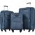 WXFMDT Softside Luggage Expandable 3 Piece Set Suitcase Upright Spinner Softshell Lightweight Luggage Travel Set