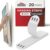 X-Protector Picture Hanging Strips – 20 Pairs Damage Free Picture Hangers – Self Adhesive Hangers Without Nails – Heavy Duty Wall Hanging Strips – Wall Sticky for Hanging Up to 10 LBS (Size S)