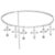 XaiYimee Gothic Punk Cross Waist Chain for Women,Silver Gothic Goth Punk Grunge Emo Belt，Goth Body Jewelry Accessories for Daily Party Cosplay Halloween
