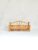 XDGBNH Natural Bamboo Desktop Organizer Rack, Rustic Small Storage Shelf, Handmade Bamboo Display Stand for Home Office Desk, Bathroom Vanity, 10x5x4 Inch