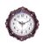 xdgFHsy Plastic Engraving Round Mute Wall Clock(B)