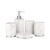 XDSRFVW Marble Patterned Ceramic Bathroom Set of Five Toothbrushes and Mouthwash Cups