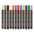 XEGZLH 12-Color Acrylic Paint Markers Drawing Pens for Adult and