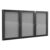Xevaldric Weatherproof Lockable Wall Bulletin Board Aluminum Frame