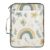 xigua Rainbows 6-Pocket Accordion File Organizer with 3-Ring Binder, Water-Resistant A4 Storage Bag for School Office Home