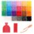 XIHIRCD 12000pcs 24 Colors 2.6mm Mini Fuse Beads Kit with Picking Tools