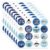 XIHIRCD 128pcs Father’s Day Stickers, Round Dad Stickers, Father’s Day Party Decorations