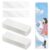 XIHIRCD 50pcs Bookmark Laminating Pouches, 6x2in Hot Laminator Pouches