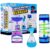 XINBAOHONG Liquid Motion Bubbler for Kids and Adults 3-Pack Hourglass Liquid Bubbler Timer for Sensory Play Fidget Toy Stress Management Desk Decor