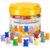 XINHUIDALSQ Rainbow Counting Bears Set of 200, 10 Colors Sorting Teddy Plastic Bears Math Manipulatives for Toddlers, 1 Inch Bear Conters Ages 3+ Kids