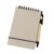 Xinsheinelry Compact Memo Pad Twin Coil Elastic Closure 50 Pages Daily Note Taking Use, 3X4.5Inch Gift Notebook