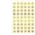 XIUBOSHI Glittering Adhesive Star Classroom Reward Labels for Scrapbooking Notebook Journal Motivational