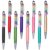 XJPWZER 10pcs/set Touch Screen Pen Glitter Colorful Writing Metal Ballpoint Pens