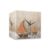XJPWZER Living Room Sided Corner Clock Home Mural Light No Punch(26 * 26 * 26cm)