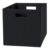 XKIOLED 12.75″ X 12.75″ X 15″ Collapsible Fabric Cube Storage Bin, Black Foldable Organizer Basket With Handles For Closet, Shelf, Bedroom, Living Room, Laundry Room