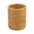 XLP Natural Rattan Pen Holder, Round Wicker Pencil Cup, Boho Desk Organizer for Office, Vanity Makeup Brushes, Kitchen Utensils, Home Decor, Large Capacity Pen Holder