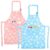 XLSXEXCL 2 Pack Daisy Kids Aprons, Kids Painting Aprons with 2 Pockets