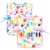 XLSXEXCL 2Pcs Kids Art Smock, Kids Painting Apron with Pockets for Girls and Boys, Sleeveless Smocks for Kids for Painting, Cooking, Baking, and DIY Crafts 2-5 Years (45x55cm)