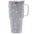XMYAINA Bling Tumbler with Handle 30 oz Stainless Steel Insulated Rhinestone Tumbler Travel Coffee Mug with Lid and Straw Thermal Diamond Cup Glitter Water Bottle for Iced & Hot Beverages (White AB)