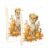 Xmycdz Cute Baby Cheetah Spiral Notebook -2Pcs College Lined Journal Notebook 120 Pages 8.3x 5.7x 0.4in Detachble 2 Five-Hole Ring College Ruled Notebooks for Study Notes