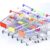 XNManaWork For Mini Shopping Cart Toy Trolley For Pretend Play(Dark Blue)